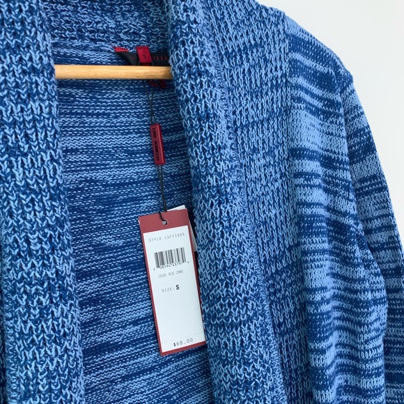 Love Scarlett Blue Cardigan Sweater - Picture 3 of 6